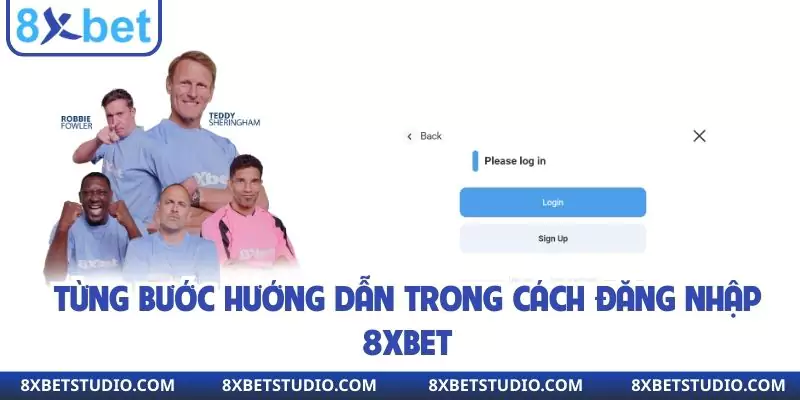 Từng bước hướng dẫn trong cách đăng nhập 8xbet