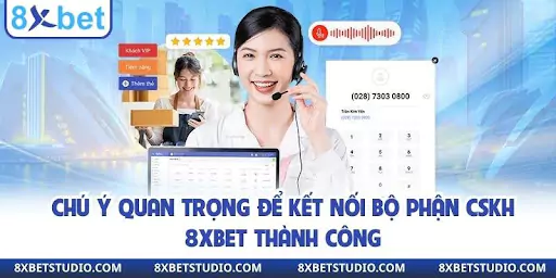 Chú ý quan trọng để kết nối bộ phận CSKH 8XBET thành công